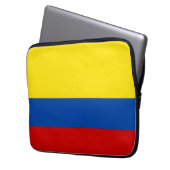 Die Flagge von Kolumbien Laptopschutzhülle (Vorderseite Links)