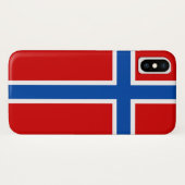 Die Flagge von Norwegen Case-Mate iPhone Hülle (Rückseite (Horizontal))