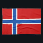 Die Flagge von Norwegen Handtuch<br><div class="desc">Die Flagge von Norwegen wird von einem blauen Kreuz auf einem roten Hintergrund gemacht. Es ist ein großes Geschenk für die,  denen Liebe Norwegen oder ein norwegisches Erbe haben. Dieser Entwurf ist auch auf vielen anderen Produkten verfügbar,  damit Sie von wählen.</div>