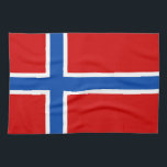 Die Flagge von Norwegen Handtuch<br><div class="desc">Die Flagge von Norwegen wird von einem blauen Kreuz auf einem roten Hintergrund gemacht. Es ist ein großes Geschenk für die,  denen Liebe Norwegen oder ein norwegisches Erbe haben. Dieser Entwurf ist auch auf vielen anderen Produkten verfügbar,  damit Sie von wählen.</div>