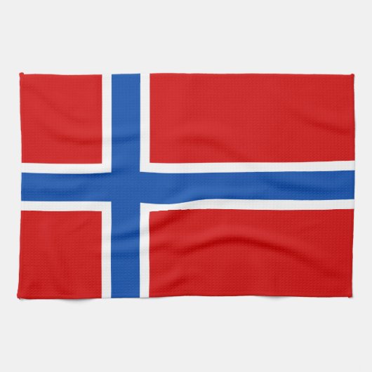 Die Flagge von Norwegen Handtuch (Horizontal)