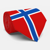 Die Flagge von Norwegen Krawatte (Gerollt)