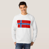 Die Flagge von Norwegen T-Shirt (Vorne ganz)