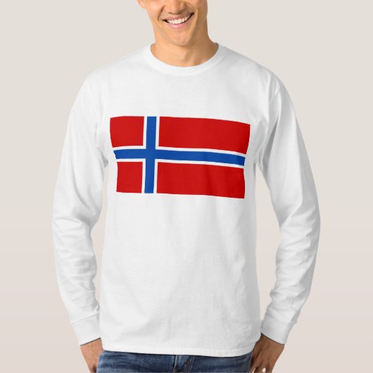 Die Flagge von Norwegen T-Shirt (Vorderseite)