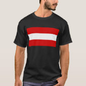 Die Flagge von Österreich T-Shirt (Vorderseite)