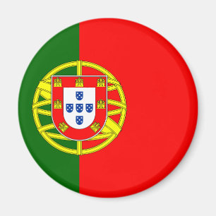 Die Flagge von Portugal (Bandeira De Portugal) Magnet