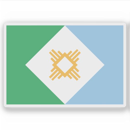 Die Flagge von Resistencia, Argentinien Aufkleber (Vorderseite)