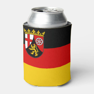Die Flagge von Rheinland-Pfalz kann kühler werden Dosenkühler