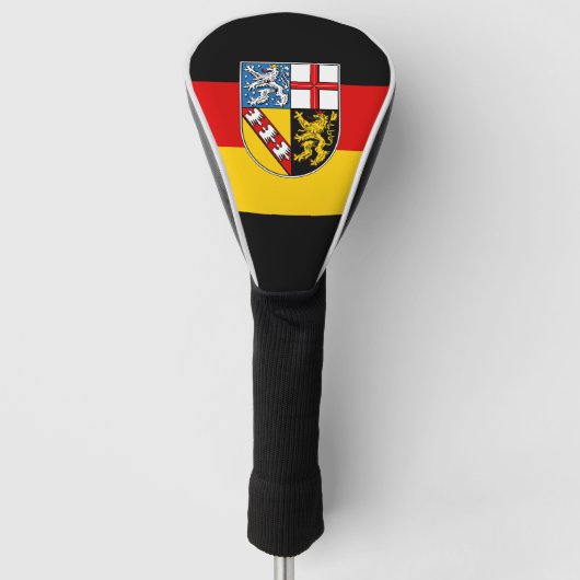 Die Flagge von Saarland Golf Head Cover Headcover (Vorderseite)