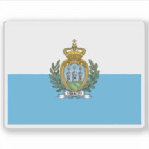 Die Flagge von San Marino