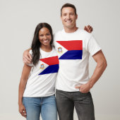 Die Flagge von St Martin T-Shirt (Unisex)