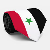 Die Flagge von Syrien Krawatte (Gerollt)
