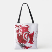 die Flagge von Tunis Tasche (Rückseite)