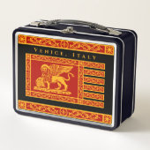 Die Flagge von Venedig, Italien Metall Brotdose (Vorderseite)