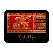 Die Flagge von Venedig Magnet (Horizontal)