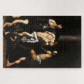 Die Flaggellation Christi (1607) von Caravaggio Puzzle (Horizontal)