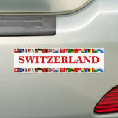 Die Flaggen der Bezirke von der Schweiz Autoaufkleber (Auf Auto)