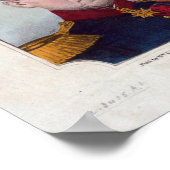 Die Flaggen Deutschlands Poster (Ecke)