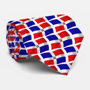 Die Flaggenkrawatte der Dominikanischen Republik Krawatte