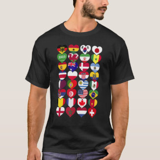 Die Flaggenstaaten der Welt T-Shirt