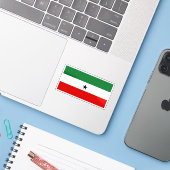 Die Flaggenvariante der Republik Somaliland Aufkleber (Laptop mit iPhone)