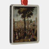 Die Flamen angemessen Silbernes Ornament (Rechts)