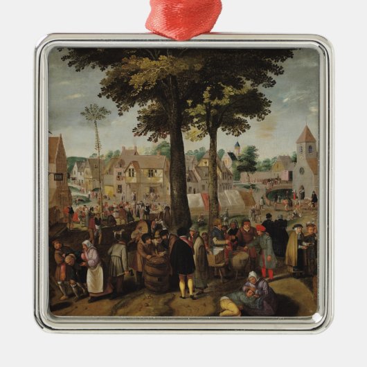 Die Flamen angemessen Silbernes Ornament (Vorne)