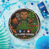 Die Flaming Gardener Pappteller (Party)