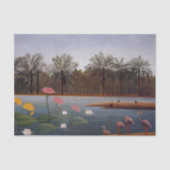 Die Flamingos Seidenpapier (Vorderseite)