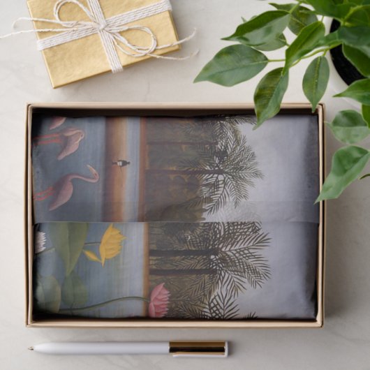 Die Flamingos Seidenpapier (Geschenk)