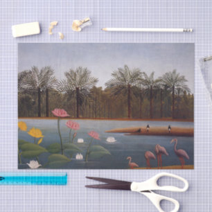 Die Flamingos Seidenpapier