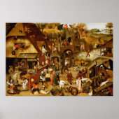 Die flämischen Sprichwörter Poster (Vorne)