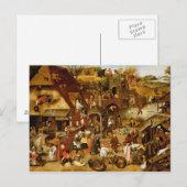 Die flämischen Sprichwörter Postkarte (Vorne/Hinten)