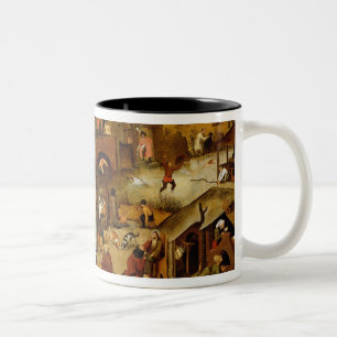 Die flämischen Sprichwörter Zweifarbige Tasse