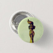 Die Flamme der Freiheit Button (Vorne & Hinten)