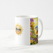 Die Flamme, die den Weg beleuchtet Kaffeetasse (VorderseiteRechts)