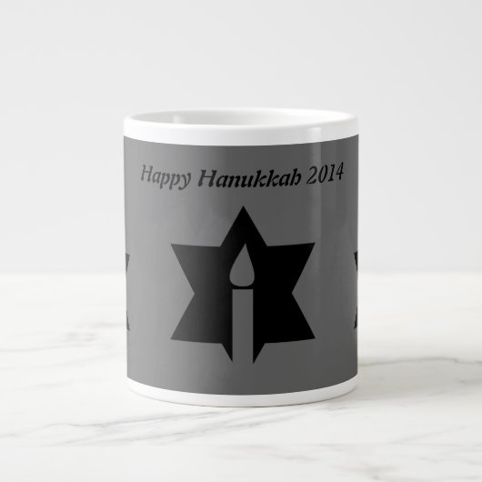 Die Flamme & Stern - Jumbo-Tasse (Vorderseite)