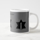 Die Flamme & Stern - Jumbo-Tasse (Rechts)