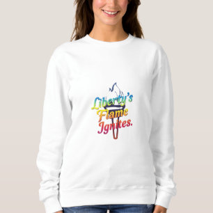 Die Flammen der Liberty Sweatshirt