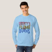 Die Flammen der Liberty T-Shirt (Vorne ganz)