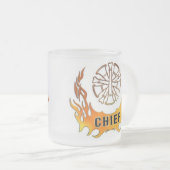 Die Flammen des Leiters Mattglastasse (VorderseiteRechts)