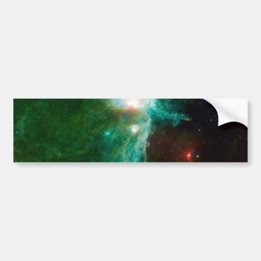 Die Flammen-Nebelfleck NASA Autoaufkleber (Vorne)
