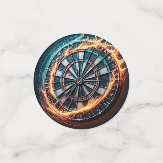 Die flammende Dart Arena entzündet die Leidenschaf Konfetti (Klein Vorderseite)