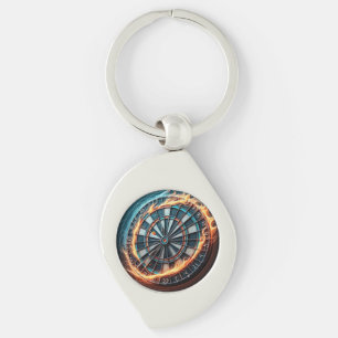 Die flammende Dart Arena entzündet die Leidenschaf Schlüsselanhänger