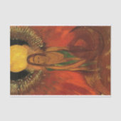 Die Flammengöttin von Odilon Redon Seidenpapier (Vorderseite)