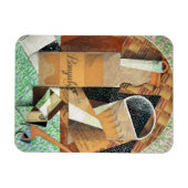 Die Flasche Banyuls, 1914 (Gouache & Collage) Magnet (Horizontal)