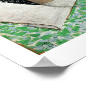 Die Flasche Banyuls, 1914 (Gouache & Collage) Poster (Ecke)