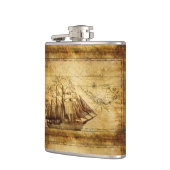 die Flasche des Piratenschiffs-Forschers Flachmann (Links)