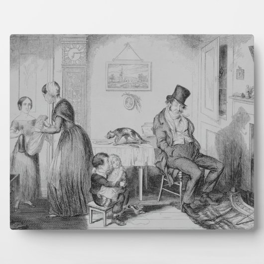 Die Flasche, Plate II, Er wird von ihm entlassen Fotoplatte (Vorderseite)