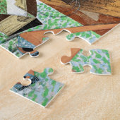 Die Flasche von Banyuls, 1914 (Gouache u. Collage) Puzzle (Seite)